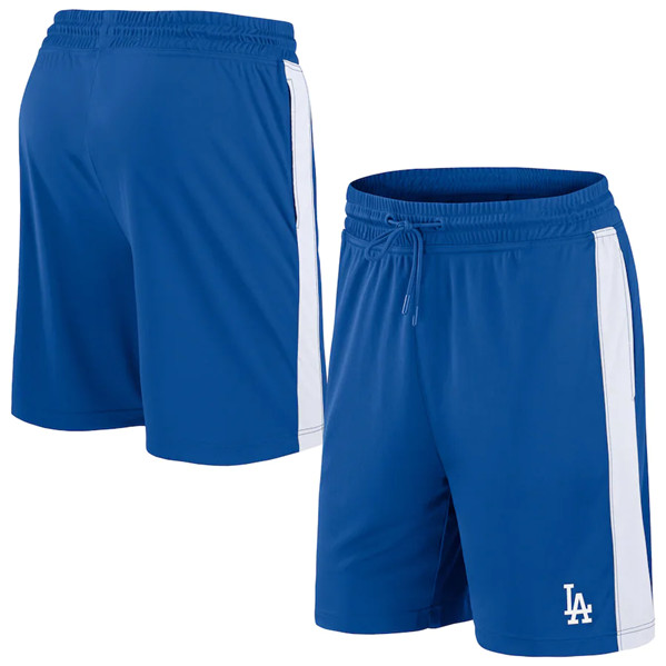 Men's Los Angeles Dodgers Blue Shorts - Click Image to Close